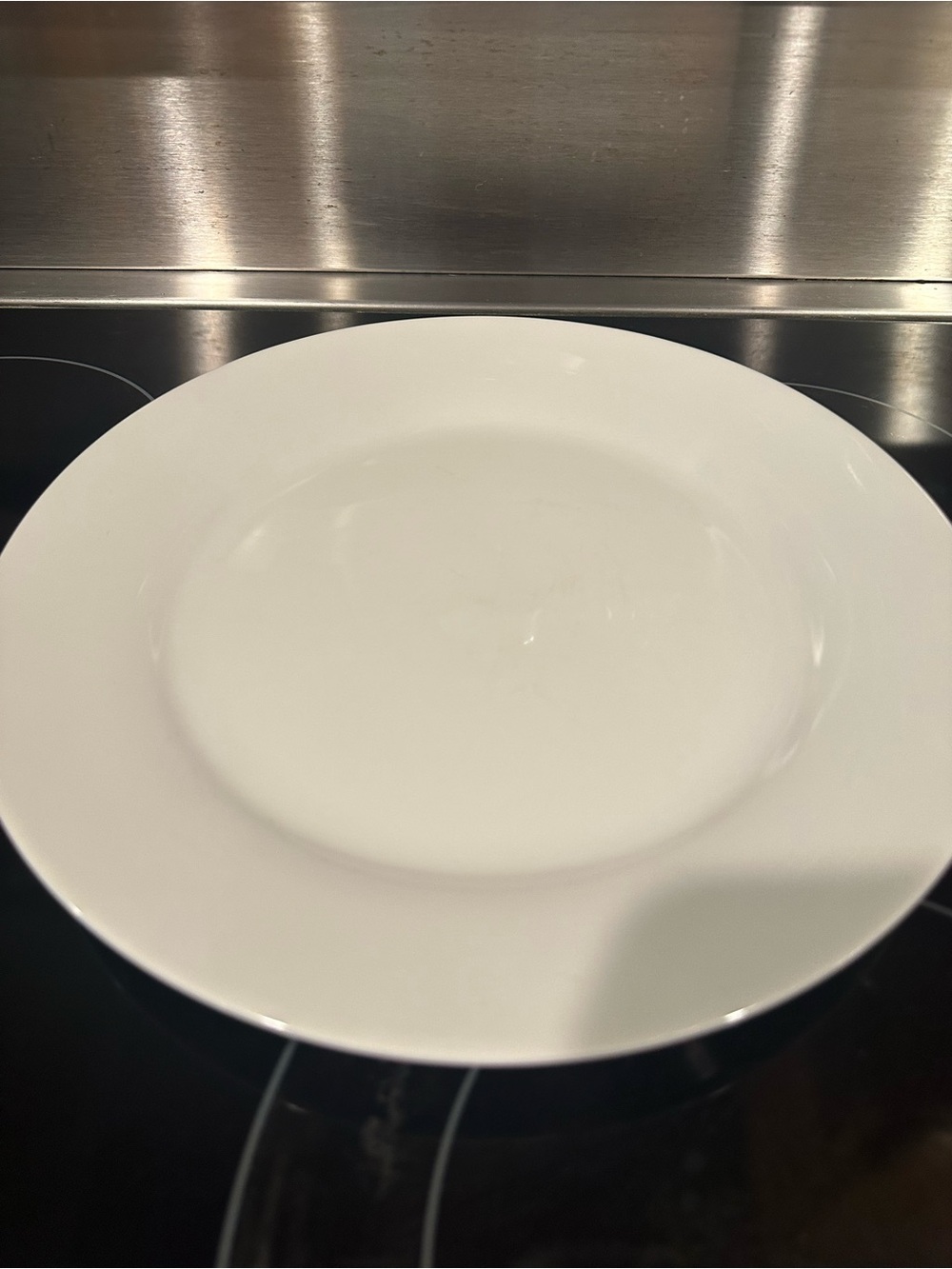 Classic White Ceramic Dinner Plate - Home Dining 11”